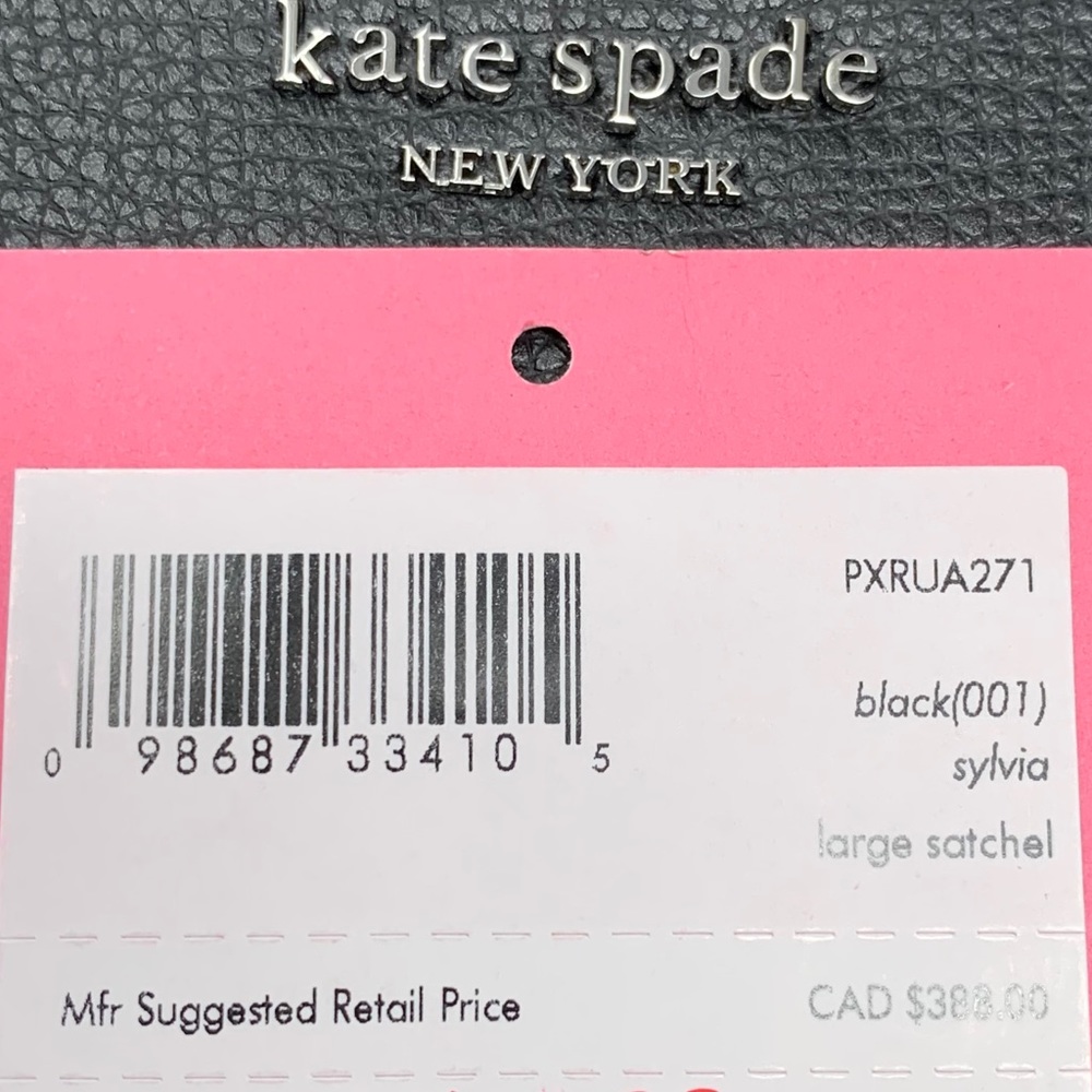 Kate spade large Sylvia black satchel crossbody - Picture 6 of 7